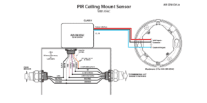 PIR Ceiling Mount Non-BLE Sensor