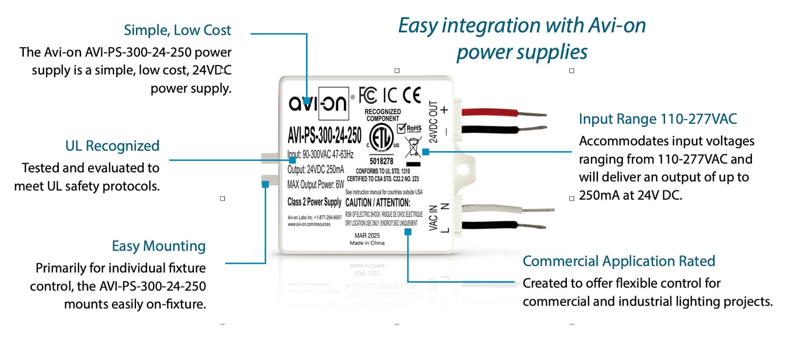 24VDC Power Supply no relay