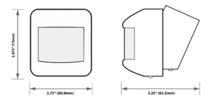Wired Corner Mount PIR Sensor