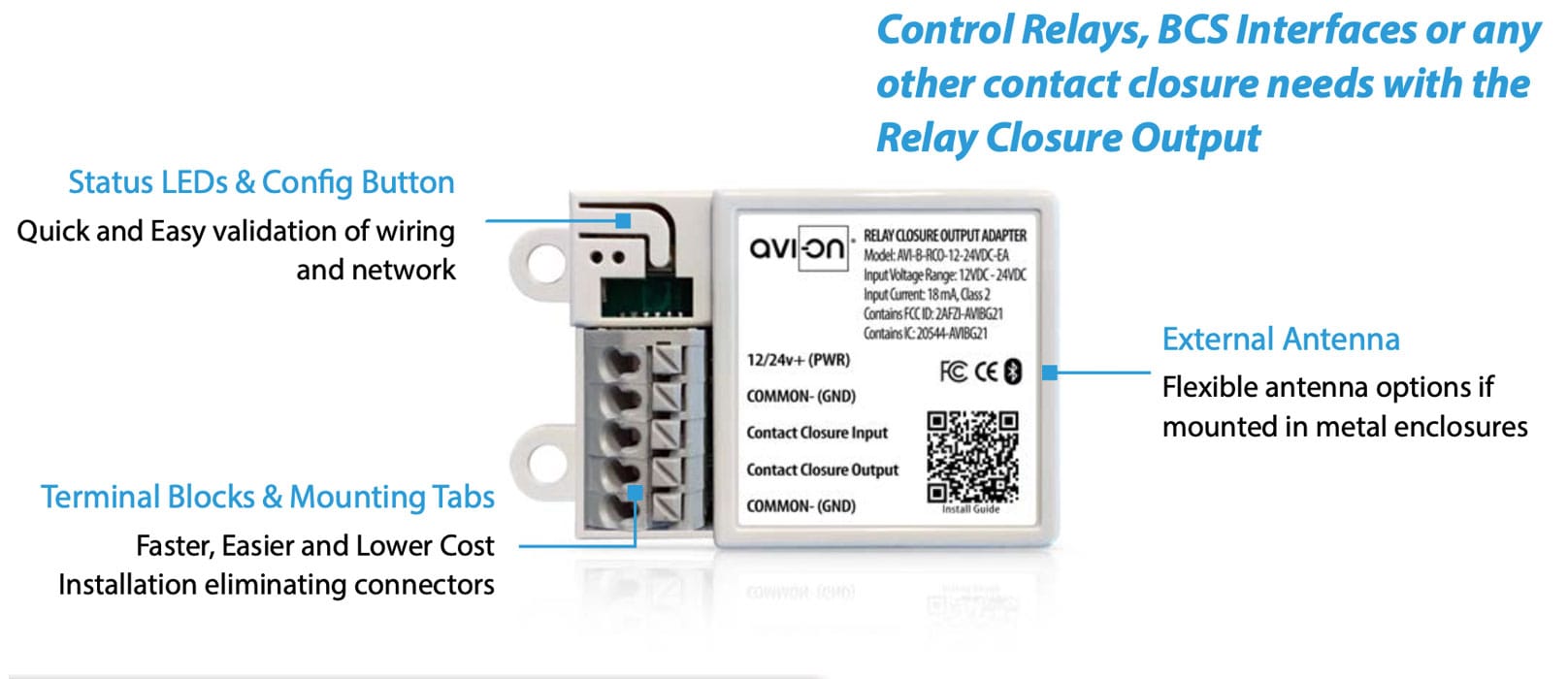 Relay Closure Output
