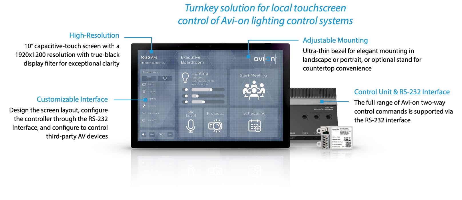 10 Inch Touch Screen