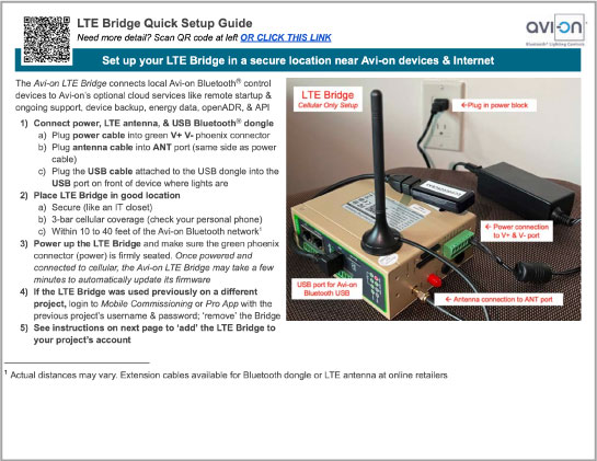 LTE Bridge Quick Setup